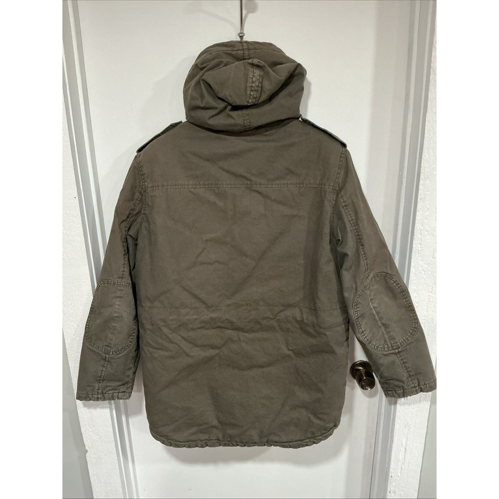 Converse Military Field Jacket, Army Green, Men's Small, Farm Chore Coat, Lined - Picture 9 of 16